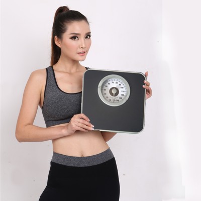 stylish durable Ironware  analog  mechanical bathroom  dial  weight scale  400 LB  Capacity